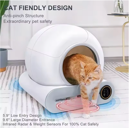 Smart self-cleaning cat litter box Tonepie