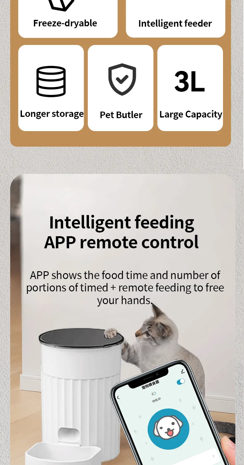 Interactive feeder for pets